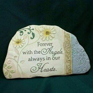 Ganz Forever with‎ the Angels Pet Memorial Bereavement Sympathy Plaque Sign READ
